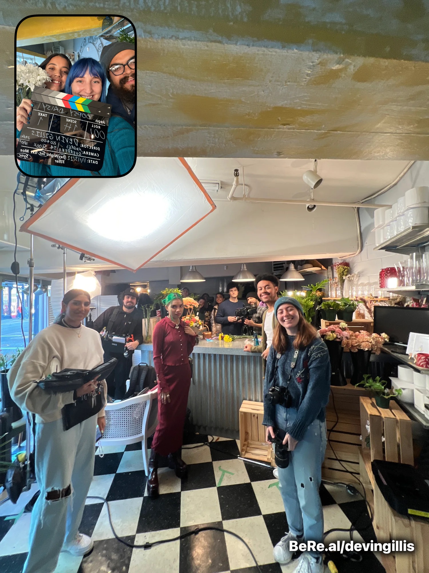 Behind the scenes inside the flower shop